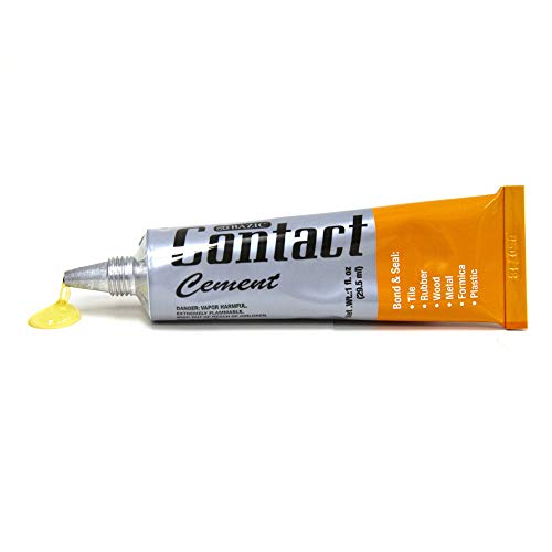 BAZIC Contact Cement Adhesive Glue 1 Oz. (30mL), Super Stong Bonds to