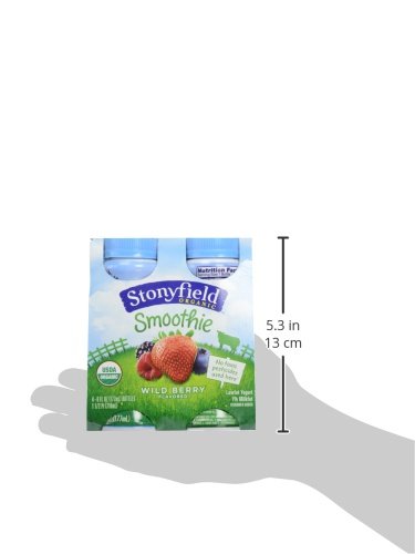 Stonyfield Organic Wild Berry Smoothie - Image 6