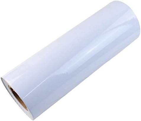 Zleimjab Durable Whiteboard Stickers Whiteboard Paper Chalkboard Wall Sticker Detachable Wallpaper for Home Classroom Office (45x200cm, White, with 1pcs Random Color Chalk)