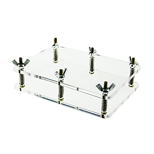 SUMAG Magic Tricks Crystal Card Flatten Device (Not Include Playing Card, Thicked) Close Up Gimmick Prop Accessories Press Card Device