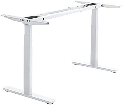 Autonomous SmartDesk - Height-Adjustable Standing Desk - Dual Motor - White Frame