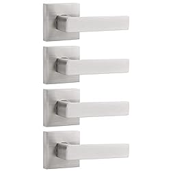 Probrico 4 Pack Half Dummy Door Handles in Satin