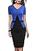 REPHYLLIS Women Bodycon Office Church Elegant Midi Work Pencil Sheath Dress