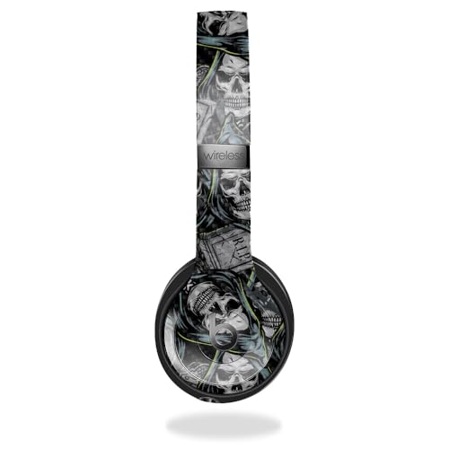 Carbon Fiber Skin Compatible with Beats Solo 4 - Wall of Death - Premium 3M Vin…