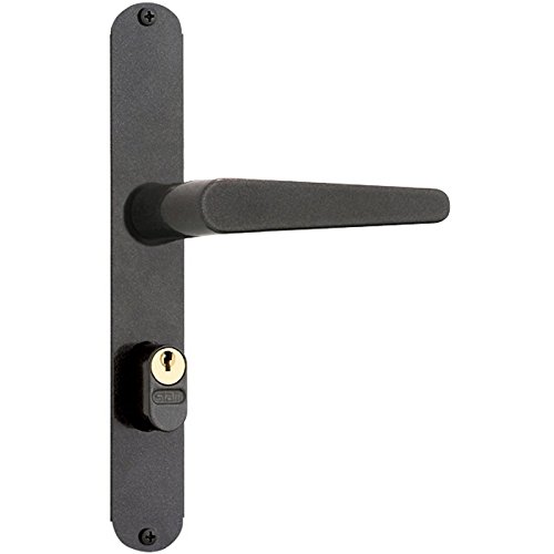 Fechadura Externa Serralheiro Grafite 46 mm Stam