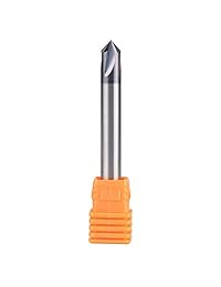 Spetool - Brocas de carburo de 90 grados con revestimiento TiAIN y 4 flautas, molinillo de extremo de gamuza para tapar V Groove y cartel