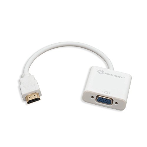 IO Crest Active HDMI to VGA Adapter with Audio Support Via 3.5mm Jack (SY-ADA31044)