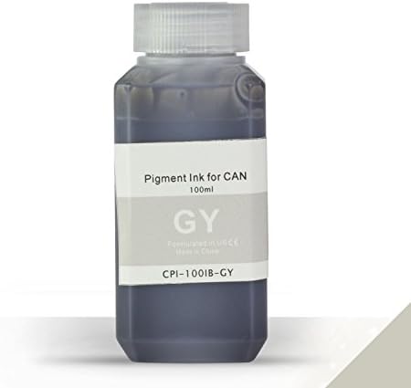 1 Bottle (100ml) Refill Ink - ALLINKTONER Canon Compatible Gray Pigment for Canon Printers