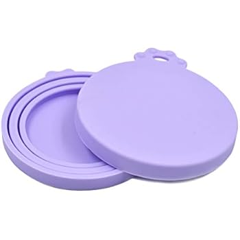 AUDWUD-Pet Food Can Lid-One Fit Three Standard Size Pet Food Cans-Universal Silicone Can Tops-FDA Safe & BPA Free
