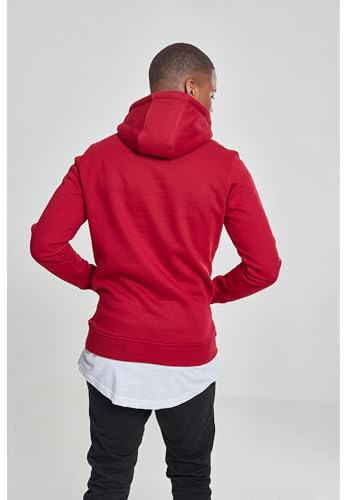 Herren Kapuzenpullover Pray Hoody, Ruby, M, MT275-00207-0046