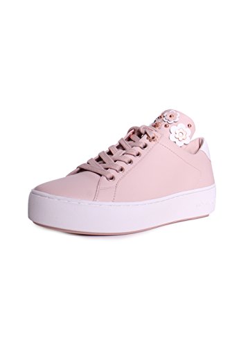 mindy floral appliqué leather sneaker