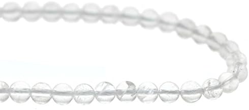 6mm Gemstone Rounds Clear Quartz Gr11