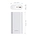 AUKEY 10050mAh Portable Charger with Qualcomm Quick Charge 3.0 for Samsung Galaxy S8/S8+, LG G5/G6, HTC 10 and More - Silver