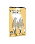 GE Candelabra Base Light Bulb, 40 Watts, (Pack Of 2)