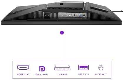 AG346UCD Gaming Monitor 34 Pulgadas 175Hz Panel QD-OLED, 0.03ms GtG, HDR400 TrueBlack, Adaptive Sync, G-Sync Comp., Altavoces, Altura Ajustable, (3440x1440 HDMI 2X 2.0 DP 1x 1.4 USB Hub) Negro