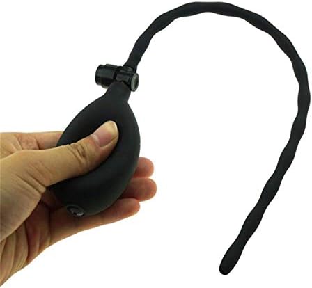 EWQ Ever Top Gift Inflatable Male Use P-enisPluge Sound Horse Eye Stimulation Silicone Sounding Catheter Rod Toys for Gay,Color