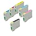 6 Pack Ink Cartridges for Stylus Photo R200, R220, R300, R300m, R320, R340, RX500, RX600, RX620 (T048- BK, C, M, Y, LC, LM)