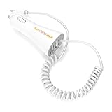 iPhone 7 Plus 7 Car Charger, Lightning Vehicle Car Charger for iPhone 7 / 7Plus, 6S / 6S Plus, 6, 6 Plus, SE, 5, 5S, iPad Pro, Air 2, Mini 3 ,with Two Extra USB Ports (White)