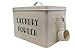 Laundry Powder/Detergent XL Vintage Storage Container, 5.2 Quarts, Tin, Cream/Tide, XL, Home Decor