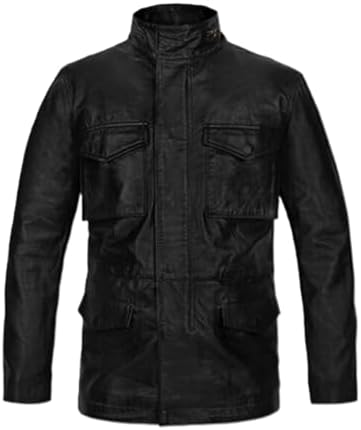 Amazon.com: MERCH ATTIRE US Army Leather M65 Field Jacket Men