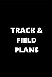 2019 Weekly Planner Sports Theme Track Field Plans Black White 134 Pages: 2019 Planners Calendars Organizers Datebooks Appointment Books Agendas by Distinctive Journals