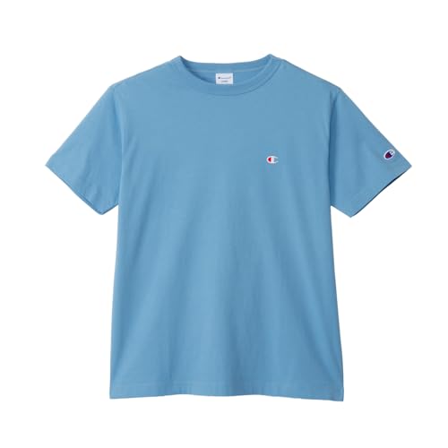 [チャンピオン] 半袖Tシャツ 半袖 丸首 綿100％ ワンポイントロゴ刺繍 ショートスリーブTシャツ メンズベーシック C3-P300Z-356-XXL