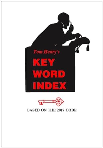 Tom Henry's Keyword Index Based on the 2020 NEC Code : Handbook