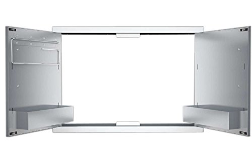 Sunstone B-DD30 Double Raised Doors for Stone Island with Shelves, 30-Inch
