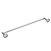 HOMEIDEAS 24-Inch Bathroom Towel Bar Single Towel Hanger SUS304 Stainless Steel Lavatory Towel Rack Hotel Style Towel Shelf,Wall Mount,Polished Finish