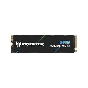Acer Predator Gen5 M.2 SSD 1TB GM9 NVMe2.0 2280 PCIe Gen5×4 超高速 14500MB/s 最大読み取り速度 内蔵SSD