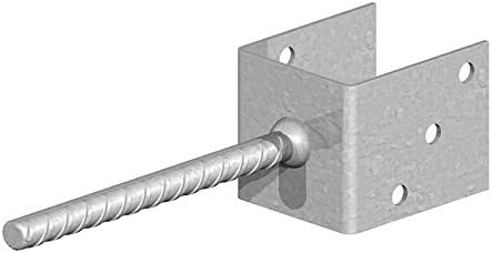 Fencemate Concrete in U Post Support Galvanised for 100mm or 4" Posts