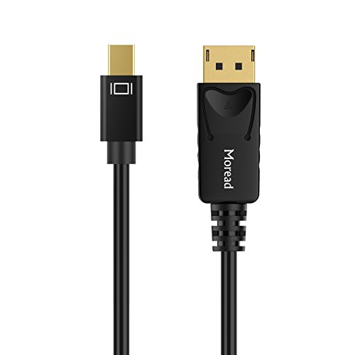 Moread Mini Displayport To Displayport Cable 10 Feet Gold Plated Thunderbolt To Displayport 4k 60hz 1440p 144hz Mini Dp To Dp Display Cable Black Pricepulse