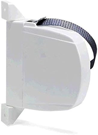 RECOGEDOR PERSIANA ABATIBLE BLANCO CINTA GRIS DE 14MM: Amazon.es: Bricolaje y herramientas