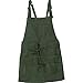 MyLifeUNIT Artist Apron, Canvas Apron with Pockets for Adults