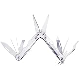 SOG Specialty Knives & Tools CC51-CP Cross Cut Multi-Tool, 10-Tools Combined, Satin Finish