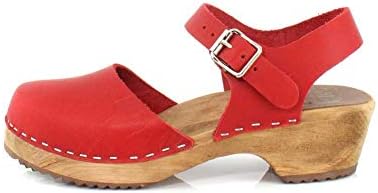 mia red clogs