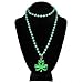 St. Patrick's Day Dress up Set: Shamrock Beads Necklace's, Tattoos, Shamrock Shutter Glasses, Head Bopper, & Acrylic Irish Print Gloves