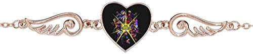 BlingDi Unique Infinite Battle Design Heart Lucky Bracelet Jewelry