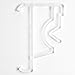 Levolor Valance Clips, Clear Plastic