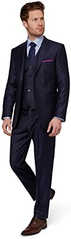 Ermenegildo Zegna Cloth Men's Regular Fit Naples Blue Suit Jacket