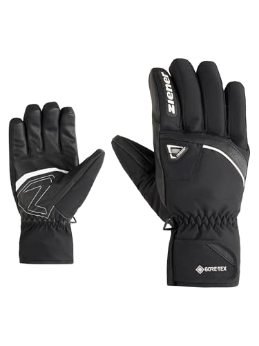 Ziener GALISO-Z Gants de Ski/Sports d'hiver pour Homme - Gore-Tex - Très Chauds - Noir - 7,5