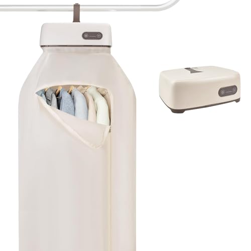 Portable Clothes Dryer, Mini Laundry Dryers 20min-2H Quickly Drying, Mini Dryer Machine with 1-8H Timing Function Equipped, with Hook, Dry Bag, Low Noise, for Apartment, Dorm, RV, Light Clothes