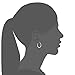 Besteel Stainless Steel Womens Teardrop Hoop Earrings for Women 50MM