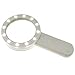 Number-One 10X LED Lighted Magnifier, Handheld Magnifying Glass Illuminated Lens with 12 Lights, 80mm Large Viewing Mirror
