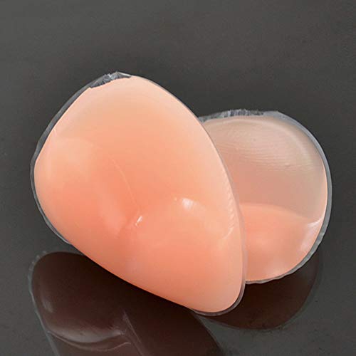 Waterproof Silicone Bra Insert V-Shaped Breast Enhancer Chest Enhancement Push Up Pads for Bra/Bikini, Skin - Thumbnail 6