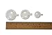 Dog Replacement Squeakers - 12 Pk (4 Large, 4 Medium, 4 Small) - Insert/Replace the Noise Maker in Pet & Baby Toys