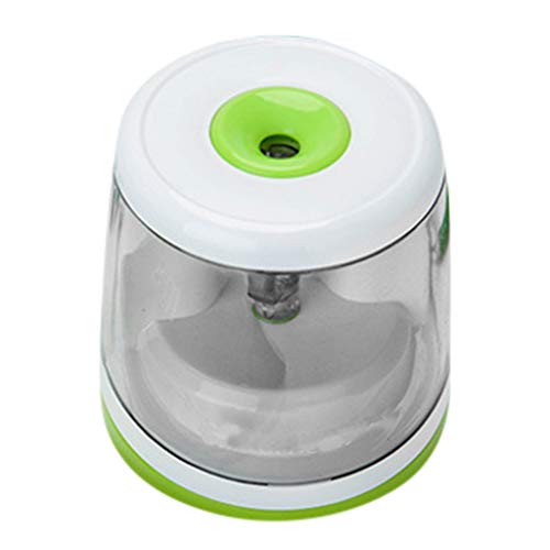 TUU Portable Electric Pencil Sharpener | Battery operated | Auto Pencil Sharpener | Operated in School Classroom/Office/Home (green)