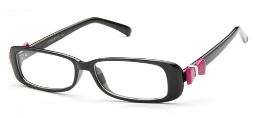Squared Casual Fashion Womens Bow Design Clear Glasses Costume Cosplay