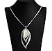 Nataliya Long Pendant Necklace (Opal Angle Eye Pendant)