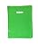 100 Pack 9" x 12" with 1.25 mil Thick Green Merchandise Plastic Glossy Retail Bags | Die Cut Handles | Perfect for Shopping, Party Favors, Birthdays, Children Parties | Color Green | 100% Recyclable